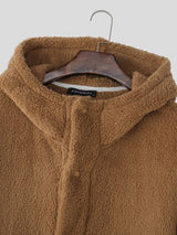 Men's Plush Zip-Up Long Sleeve Hoodie SKUL37707