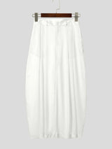 Men's Solid Color Semi Sheer Loose Pant SKUL53011