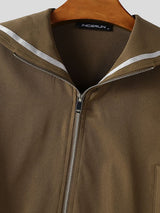 Men's Star Print Shawl Long Sleeve Jacket SKUL43731