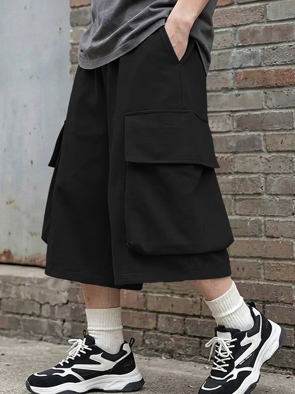 Men's Casual Pocket 3/4 Length Short SKUL50125