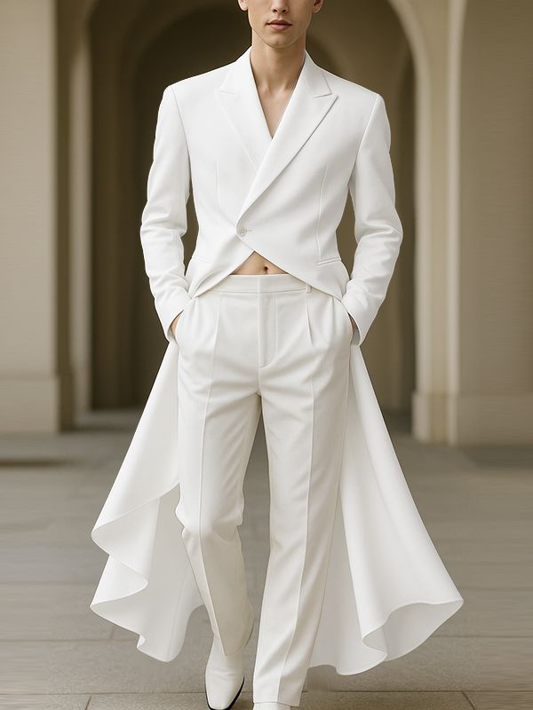 Men's Deconstructed Lightweight Long Sleeve Blazer SKUL32946