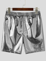 Mens Glitter Hollow-Out Casual Short SKUL18889