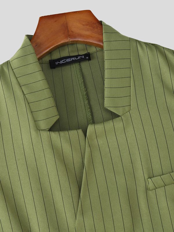 Men's Striped Casual Two Pieces Outfit SKUL52638