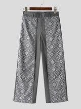 Men's Geometric Print Layered Casual Pant SKUL39798