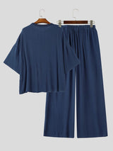 Men's Early Autumn High Street Oversized Drop Shoulder Two Pieces Outfit SKUL79213