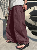 Men's Striped Wide Leg Casual Pant SKUL23663