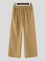 Men's Deconstructed Pleated Design Long Pant SKUL57157