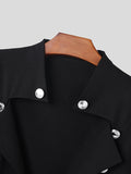 Mens Metal Button Design Casual Jacket SKUK30899