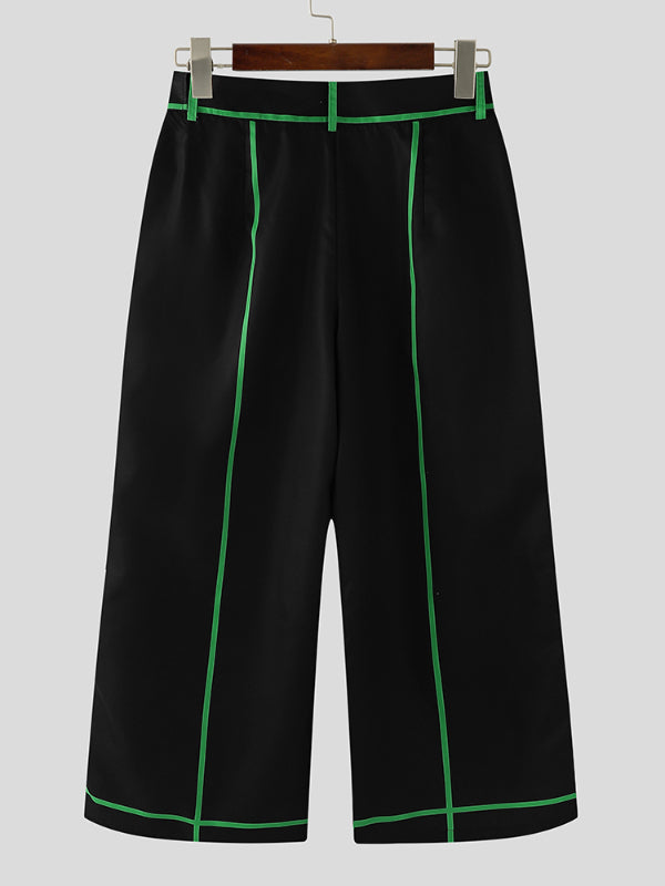 Mens Bold Stripe Colorblock Casual Pant SKUL21060