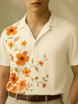 Men's Floral Print Short Sleeve Shirt SKUL15448