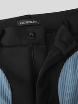 Men's Contrast Stripe Loose Casual Pant SKUL30789