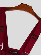 Men's Solid Color Casual Jumpsuit SKUL21166