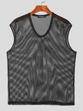 Mens Mesh See Through Two Pieces Outfits SKUK55087
