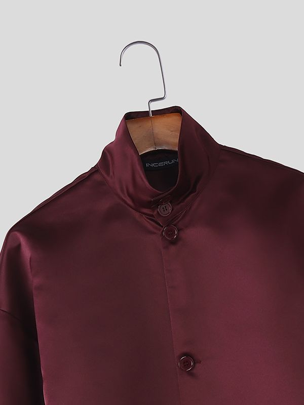 Men's Detachable Bow Design Long Sleeve Jacket SKUL45286