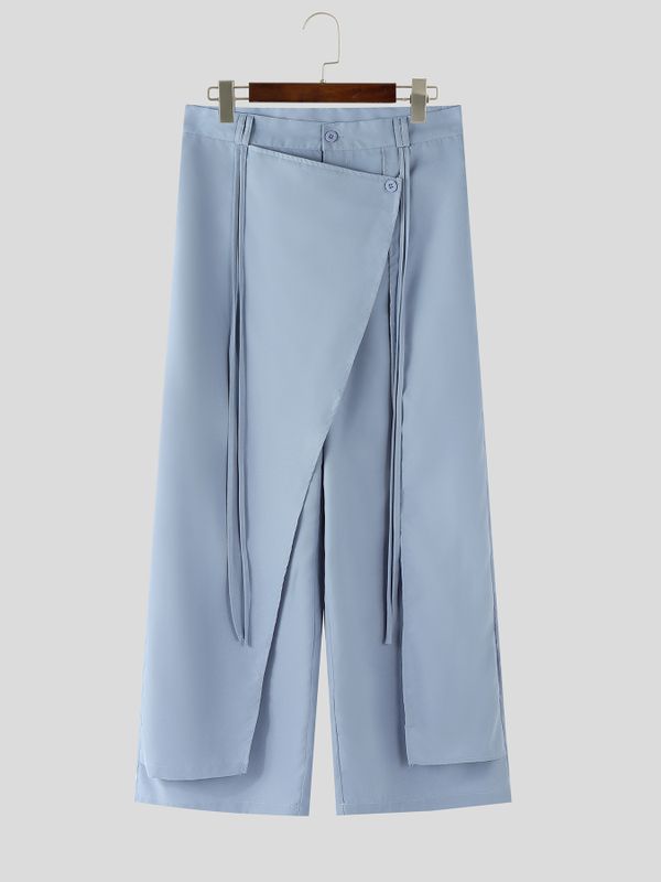 Men's Asymmetric Layered Wide Leg Pant SKUL56120