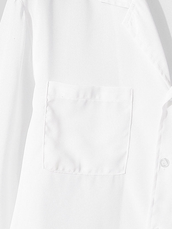 Mens Sheer Mesh Long Sleeve Shirt SKUK97055