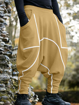 Men's Deconstructed Contrast Line Long Pant SKUL47926