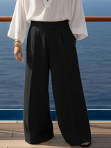 Men's Solid Color Minimal Loose Pant SKUL51931