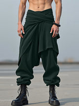Men's Pleated Cross Texture Pant SKUL29615