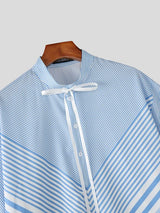 Men's Stripe Casual Two Pieces Outfit SKUL48710