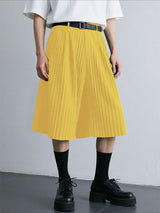 Men's Solid Texture Casual Short SKUL23771