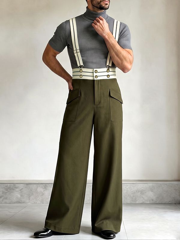 Men's Vintage Aristocrat High Waisted Jumpsuit SKUL76411
