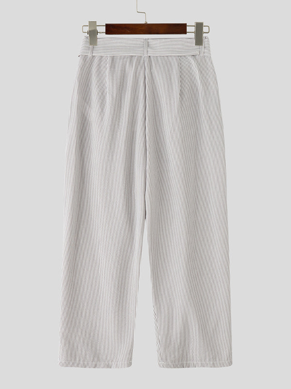 Mens Striped Loose Casual Pant SKUL13893