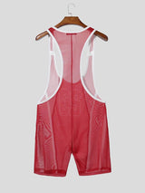 Men's Number Print Sheer Bodysuit SKUL53026