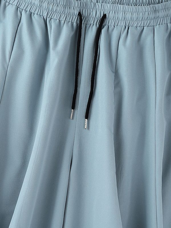 Men's Deconstructed Pleated Loose Fit Wide Leg Pant SKUL48593