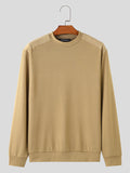 Mens Patchwork Crew Neck Knit Pullover Sweater SKUK41414