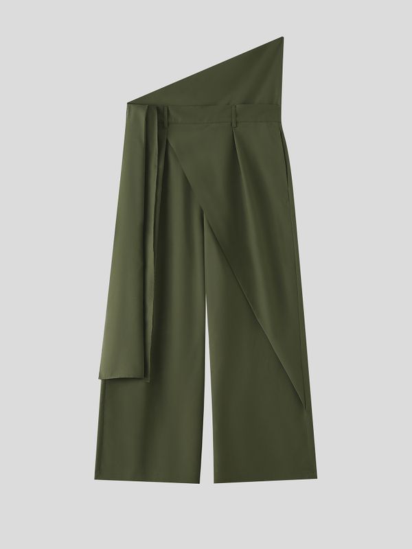 Men's Avant-Garde Asymmetric High Waist Pant SKUL57872