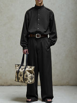 Men's Solid Color Casual Two Pieces Outfit SKUL27271