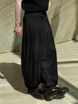 Men's Solid Loose Pleated Pant SKUL31922