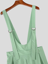 Men's Solid Color Wide Leg Jumpsuit SKUL54423