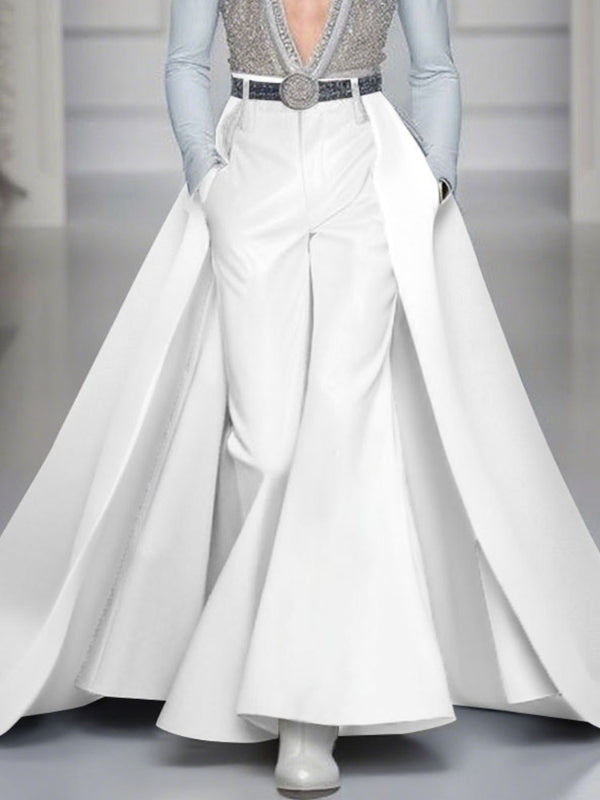 Men's Long Hem Patchwork Casual Pant SKUL27377