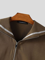 Men's Star Print Shawl Long Sleeve Jacket SKUL43731