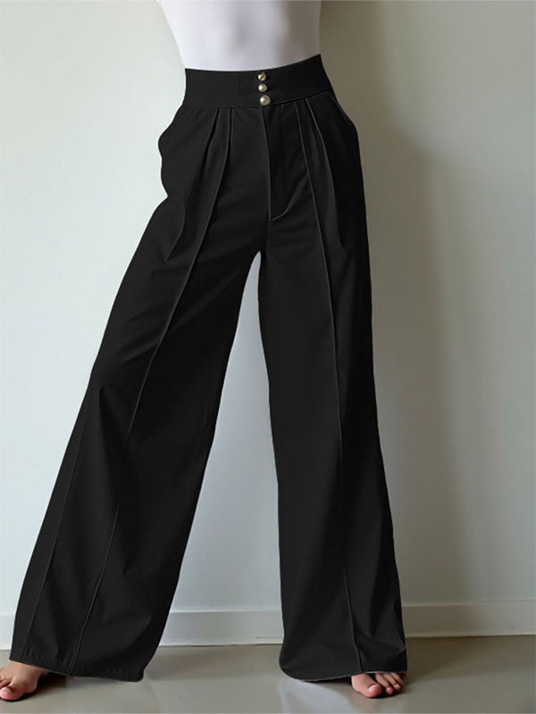 Mens Solid Color High-Waisted Casual Pant SKUL19093