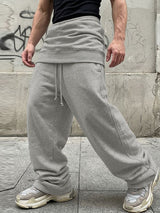 Men's Deconstructed Wide Leg Casual Pant SKUL51070