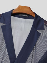 Men's Sheer Mesh Long Sleeve T-shirt SKUL54088