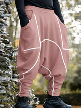 Men's Deconstructed Contrast Line Long Pant SKUL47926