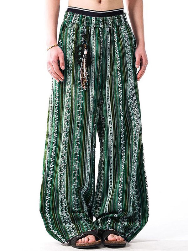 Men's Bohemian Ethnic Style Loose Pant SKUL50709