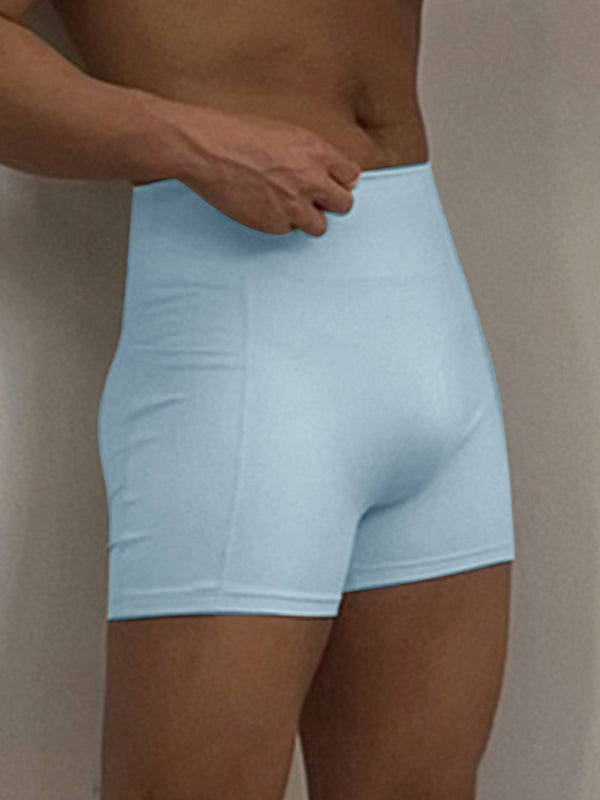 Men's Solid Color Slim Fit High Stretch Casual Short SKUL21023