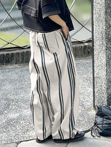 Mens Striped Colorblock Casual Pant SKUL09704