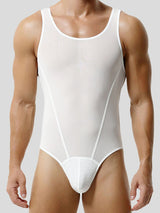 Men's Sheer Mesh Bodysuit SKUL18995
