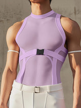 Mens Sheer Mesh Slim Fit Tank SKUL13747