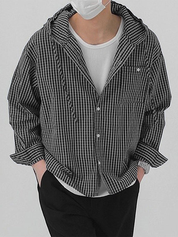 Men's Striped Casual Long Sleeve Shirt SKUL27350