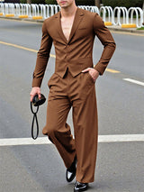 Men's Striped Casual Two Pieces Outfit SKUL25762