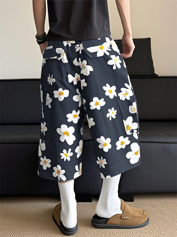 Mens Floral Print Casual Pant SKUL17876