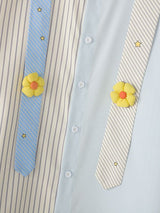 Men's Striped Color Block Casual Long Sleeve Shirt SKUL22483