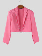 Men's Deconstructed Split Sleeve Design Casual Blazer SKUL53015